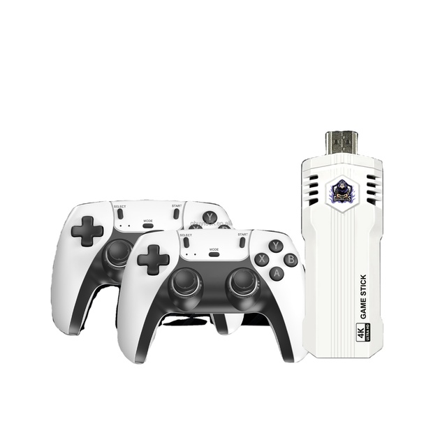 2025 New Game Stick X2L TV Game Console 64GB Storage 40000+ Games Single System Wireless Controller 4K HD Output Emulator