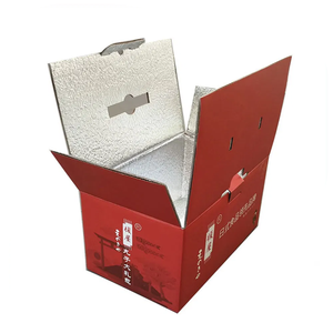 Emballage d'expédition isolé thermiquement en feuille d'aluminium, boîtes de transport alimentaire isolées - Product Image 1