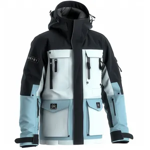 Tuta da neve personalizzata invernale calda antivento 150000mm impermeabile acqua sport all'aria aperta giacca da sci snowboard