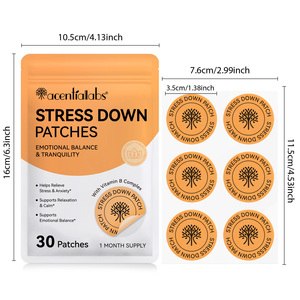 Acentiallabs stres aşağı <span class=keywords><strong>Vitamin</strong></span> yamalar stres aşağı B vitamini kompleks takviyesi Transdermal yamalar ile yamalar - Product Image 6