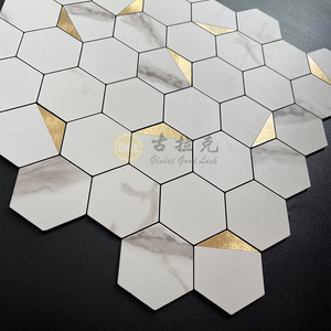 Azulejo autoadhesivo con diseño hexagonal Peel and Stick Backsplash Mosaico <span class=keywords><strong>de</strong></span> azulejos - Product Image 3