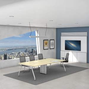 Escritorio Ejecutivo para Oficina, Escritorio de Madera para Cubículo, Moderno <span class=keywords><strong>Banco</strong></span> de Trabajo para Taller, Mesa de Oficina - Product Image 2