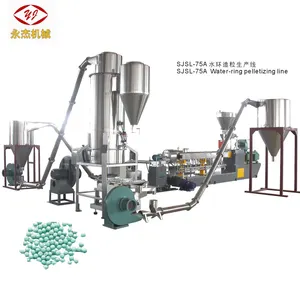 Nhà máy riêng pp/pe + caco3 filler masterbatch máy nhựa máy pellet