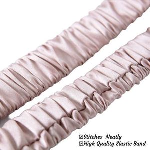 Bandeau en soie 22 mm, 2 cm, 100% pure soie de mûrier, élastique, antidérapant, pour spa, yoga, sport - Product Image 3