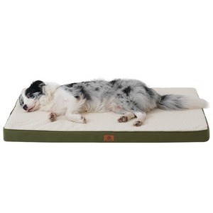 Grand lit pour animaux de compagnie rectangulaire, toute saison, épais, chaud pour l'hiver, amovible, en polyester, pour usage intérieur, lit pour <span class=keywords><strong>chat</strong></span> amovible - Product Image 1