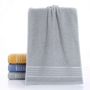 Serviette de toilette en coton 100% tissé jacquard rayé avec logo personnalisé pour la maison, l'hôtel, usage adulte, en stock - Product Image 4