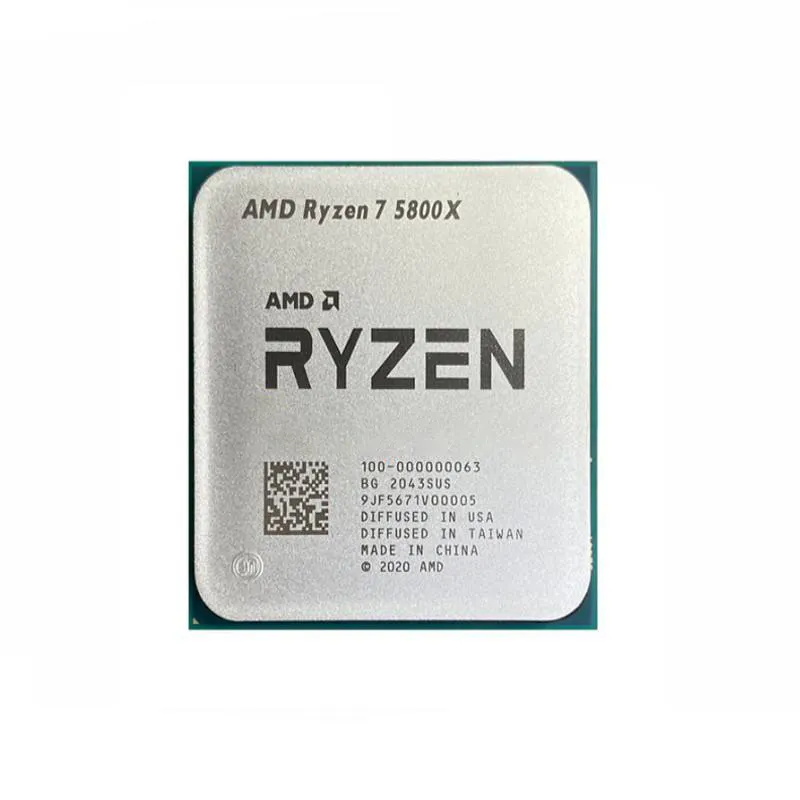 AMD R7 5800X 3,8 GHz bis 4,7 GHz Acht-Kern-16-Thread-CPU-Prozessor R7 32MB Sockel AM4 Neue TRAY R7 AMD-CPU