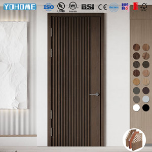 Porte Interne per Villa di Lusso Moderne Europee, con Impiallacciatura in Rovere Certificata FSC, Porte Interne su Misura Insonorizzate e Tagliafuoco - Product Image 5