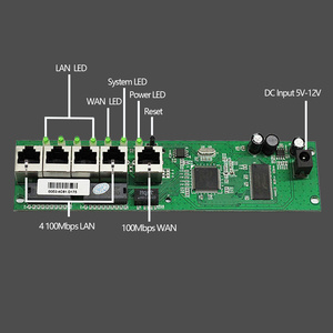 5 Port SOHO <strong>Router</strong> 10/100M <strong>Wired</strong> <strong>Router</strong> Modules VPN Smart Full Network Module RTL8196E Chip - Product Image 3