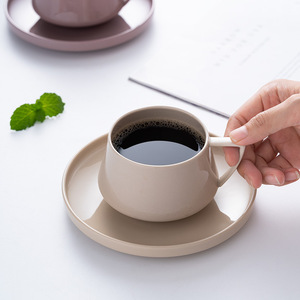 Ensemble <span class=keywords><strong>de</strong></span> tasses à café et soucoupes en céramique, 250 ml, pour le lait au thé, le petit-déjeuner, l'eau potable, style nordique, pour la maison, pour les couples, pour Noël - Product Image 6