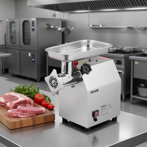 Vevor - Molinillo de Carne Eléctrico Comercial, Capacidad Mínima de 7 Libras, 850 W, Máquina para Hacer Salchichas de Alta Resistencia, Cuchillas de Acero Inoxidable - Product Image 2