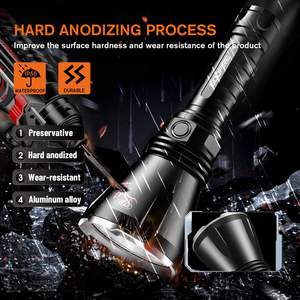 <b>Rechargeable</b> LED <b>Flashlight</b> 1km IP55 Waterproof <b>Flashlight</b> TF01 Long Beam Distance Long Range <b>Flashlight</b> - Product Image 2
