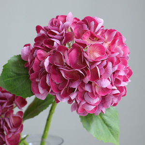 Fiore di Ortensia Artificiale Realistico di Alta Qualità 54cm <span class=keywords><strong>Blu</strong></span> Verde <span class=keywords><strong>Rosa</strong></span> per Composizioni Floreali Decorazioni Matrimoniali - Product Image 2