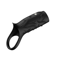 Anneau vibrant de retenue pour pénis Wolf, masturbateur, anneau de retardement, dispositif de résonance corporelle pour couple, couleur personnalisée, étanche IPX7, OEM