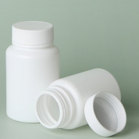 Récipient de médecine HDPE blanc 15ml 50ml Capsule à bouchon à vis de bouteille de pilule inférieure 100ml 150ml 60ml 100ml Emballage liquide PP