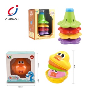 Los niños de plástico de colores de rotación tazas bebé juego de juguetes educativos Doble - Product Image 6