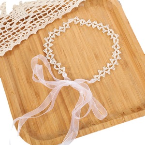 Pháp Retro dual-mục đích ngọc trai tóc ban nhạc dễ thương ngọt ngào tóc <span class=keywords><strong>Loop</strong></span> & siêu Cổ Tích xương đòn chuỗi Retro tóc phụ kiện - Product Image 5