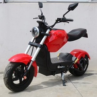 Moto électrique Citycoco avec moteur 3000W, batterie au lithium, pneus larges, châssis en alliage d'aluminium, vitesse 25 km/h et haut-parleur Bluetooth