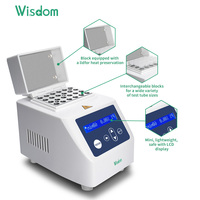 WISDOM MB-W-M100C Incubateur numérique à bain sec 8 °C/min Chauffage 0.1-50mL Blocs de tubes Préparation d'échantillons d'ADN de laboratoire