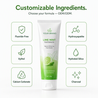 Thé au jasmin naturel personnalisé à marque privée, saveur aux herbes, anti-caries, blanchissant, sans fluor, doux pour les soins, OEM ODM, vente en gros