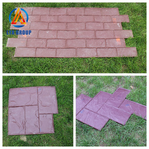 Moules en caoutchouc pour pavage estampé Impression de béton Tapis de timbre Moules Moulage de béton <span class=keywords><strong>Tampon</strong></span> Moules d'estampage de béton - Product Image 6
