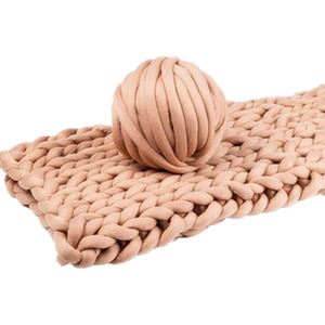 Tapis décoratif en coton pour femmes, tricoté à la main, Super épais, en feutre mérinos, verre, <span class=keywords><strong>Plaid</strong></span>, instrument 100 en laine, fabrication - Product Image 3