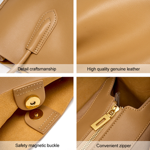 手提袋制造商真皮手提袋女包高品质斜挎包女士多功能单肩包 - Product Image 6