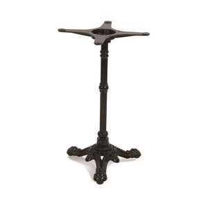 Table de patio en fonte Socles d'extérieur Café Base de table en métal noir Aluminium Acier Salon Atelier Blanchisserie Ferme - Product Image 1