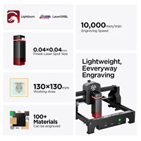 Graveur laser Acmer S1 3.5W, machine à graver CNC portable pour bricolage, bois, métal, acrylique, cuir, feuille d'arbre