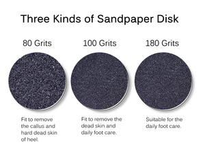 Lime à pieds en papier de verre de remplacement, réglable, noire, avec papier de verre interchangeable, <span class=keywords><strong>prix</strong></span> abordable, pour éliminer les callosités des pieds - Product Image 4