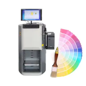 Automatic paint tinting machine with software and color database