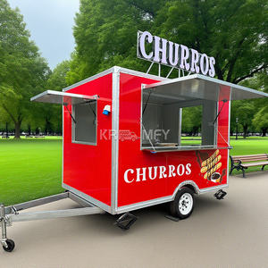 Chariot à glace d'extérieur chinois 2025, stand de hot-dogs, remorque mobile, camion de restauration rapide avec cuisine complète - Product Image 4