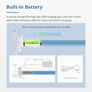 Motor para Persiana Enrollable con Batería Recargable Zigbee Zemismart, para Tubo de 17mm, 20mm, 25mm y 28mm, Motor Inteligente para Cortinas, Compatible con Tuya, Alexa y <span class=keywords><strong>Google</strong></span> - Product Image 3