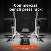 Banc de musculation professionnel en acier avec protection automatique pour la musculation, la compétition de powerlifting et l'entraînement de la poitrine