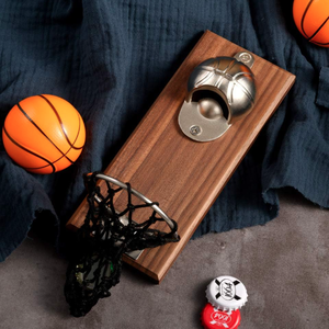 Llavero Abridor de Botellas con Forma de Balón de Baloncesto, Regalo Deportivo Novedoso para Hombres, Abridor de Botellas de Acero Inoxidable - Product Image 2