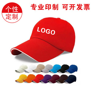 Baseball Cap Polyester Twill Unisex <b>Sunscreen</b> Breathable Work Volunteer Travel Hat - Product Image 5