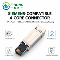 Connecteur réseau modulaire RJ45 8P8C Cat6A SFTP blindé, en alliage de zinc, style allemand, anti-vibration, sans outil, 10 Gbit/s 500 MHz