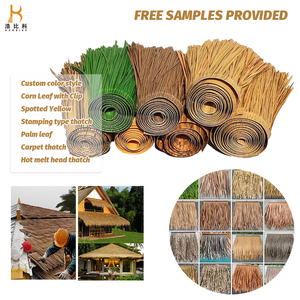 Bán buôn chống cháy không thấm nước tổng hợp rơm cọ Thái Lan mái thatch - Product Image 3