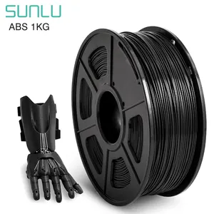SUNLU abs filament 1.75mm 1kg black 3d abs printer filament 1.75mm 2kg