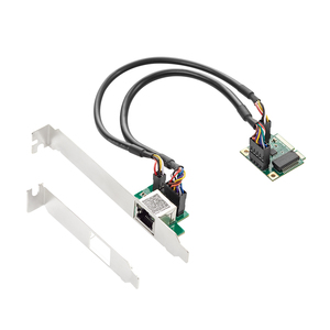 Adaptador de Red Interno Mini PCIe 1G con 1 Puerto, Tarjeta Ethernet de 100Mbps, Controlador LAN RJ45, en Stock - Product Image 1