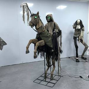 Caballero Demonio Animatrónico <span class=keywords><strong>de</strong></span> Halloween, Accesorio Aterrador para Exteriores, Decoración Animada para Parques <span class=keywords><strong>de</strong></span> Atracciones - Product Image 5