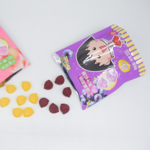 Bonbons gélifiés aux fruits, 100% jus de fruits, pectine, vitamine C, sucre, emballage en boîte, forme OEM, multicolores, dessin animé, vente en gros - Product Image 2