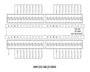 Module d'extension de sortie numérique PLC EM222 222-1BL22-0XA0 24V DC 32O Module d'interface <span class=keywords><strong>IO</strong></span> - Product Image 5