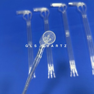 GLS Großhandel OEM Hochreiner Glas-Ölbrenner Hitzebeständiger Maßgefertigter Zylindrischer Quarz-Ölbrenner Transparenter Industrieller Glasbrenner - Product Image 5