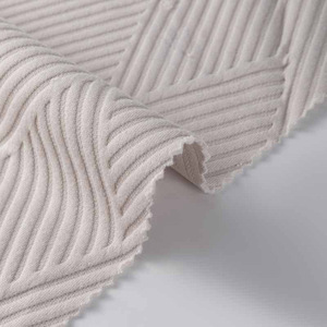 Design géométrique Jacquard <span class=keywords><strong>Jersey</strong></span> Tissu 350gsm Heavy Weight Poly <span class=keywords><strong>Viscose</strong></span> Stretch <span class=keywords><strong>100</strong></span>% Polyester Girls Overcoat Warp for Cars - Product Image 2