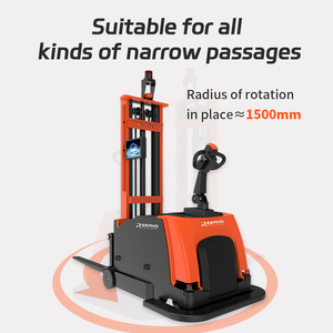 Carretilla elevadora Reeman, apilador eléctrico de paletas, carretilla elevadora de 600kg con sistema Agv, batería de litio opcional, fábrica/almacén/logística - Product Image 6