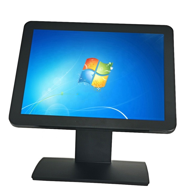 Factory Price 15''   Touch  Point of Sale Machine  Pos System Dual Screen All in One  W7