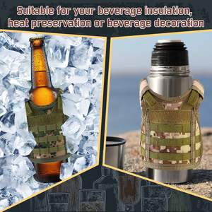 All'ingrosso <span class=keywords><strong>Molle</strong></span> regolabile tattico gilet alla moda Mini giacca Beer Cooler per 12oz 16oz lattine bottiglie per il trasporto di bevande - Product Image 4