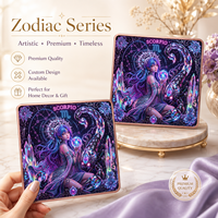 Barre en cuivre fin 999 de 5 oz, motif Zodiaque Scorpion en relief, avec finition UV résistante, symbole de Puissance et Transformation, artisanat métallique artistique, cadeaux