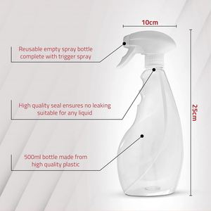 HDPE 300ml 500ml 750ml 1000ml Customized Color <b>Plastic</b> Liquid Detergent <b>Bottle</b> Pump Sprayer 100pcs - Product Image 3